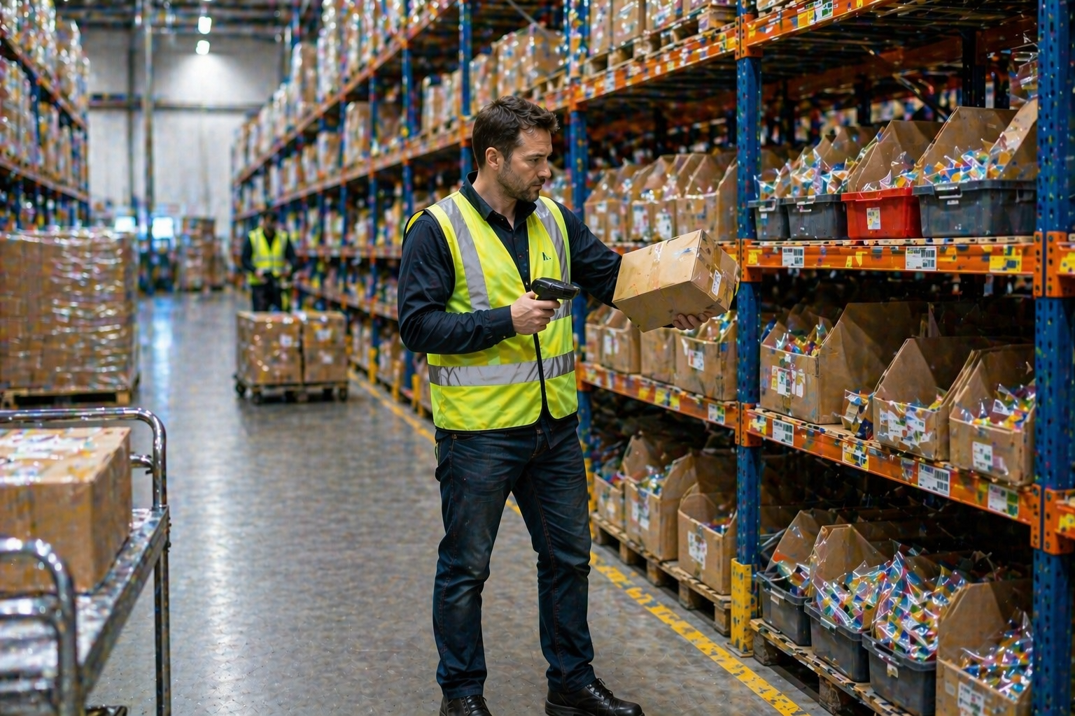 warehouse put-away inefficiency causing delays and throughput bottlenecks